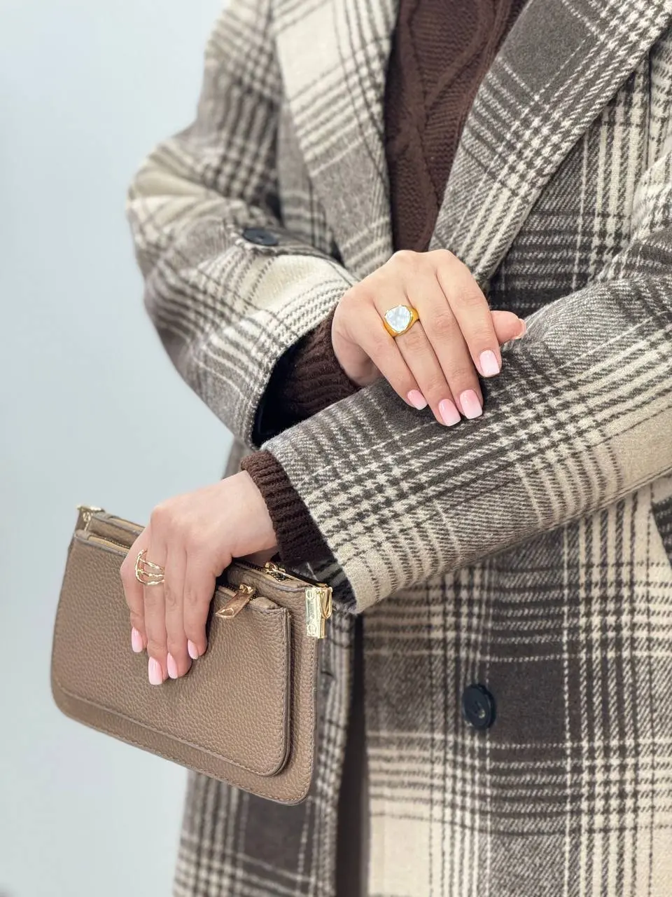 پالتو پشمی بلند آستردار شاهیکا